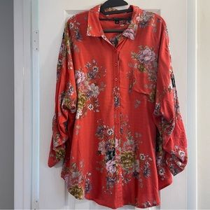 Torrid Shirt Floral NWT SZ 1X